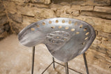 Tractor seat bar stool - Sturdy counter height bar stools - Backless metal bar stools