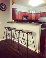 Bar Stools Counter Height, Counter Stools, Backless Counter Stools / FREE SHIPPING / The French Bistro Stool, Reclaimed Wood Stool, Vintage