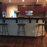 FREE SHIPPING - Extra Large Bar Stools With Back, Counter Height Stools, Farmhouse Stools, Restaurant Bar Stools, Industrial Rebar Bar Stool