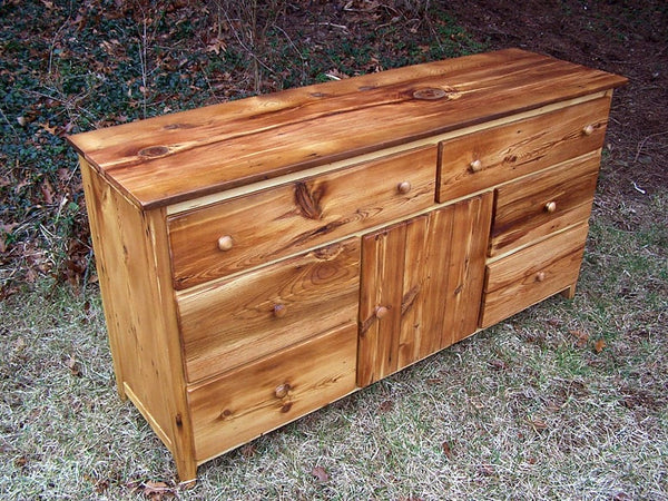 Solid Wood Dresser, Pine Dresser With Drawers, Reclaimed Wood Dresser, –  Strong Oaks Woodshop