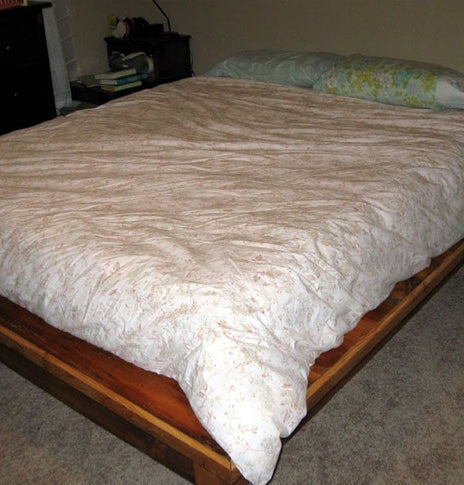 Platform Bed Frame, Reclaimed Wood Bed Platform, Queen Bed Frame, King Bed Platform, Single Bed Frame, Bed With Drawers, Pine Platform Bed