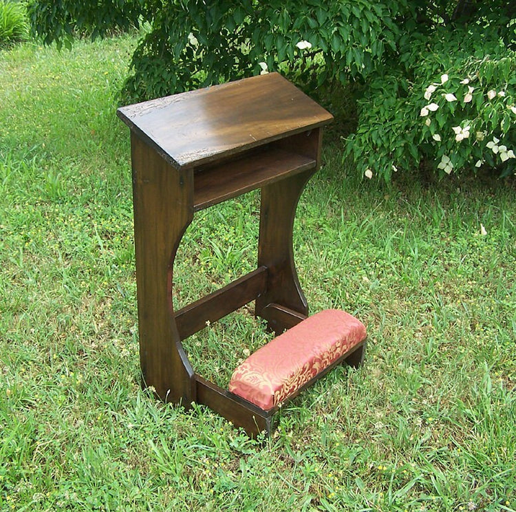 Prayer Kneeler, Prie Dieu, Folding Kneeler, Wood Kneeler, Church Furniture, Spiritual Decor, Religious Gift, Church Decor, Prayer Bench