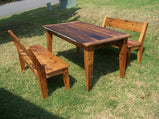 The Wormy Chestnut Relaxed Back Bench, Reclaimed Wood Bench, Barn Wood Bench, Hall Bench, Farmhouse Bench, Vintage Style Bench