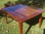 French Farm Table, Wood Dining Table, Rustic Oak Table, Solid Rectangle Table, Antique Table, Reclaimed Wood Table, Vintage Wood Table