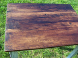 Wormy Chestnut Table, Kitchen Table, Wood Wormy Table, Wood Coffee Table, Painted Furniture, Kitchen Side Table, Living Room Table, Farm