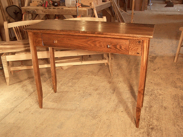 Reclaimed Wood Writing Desk | Strong Oaks Woodshop