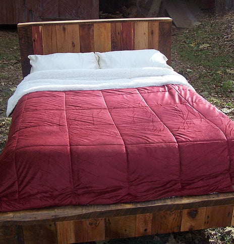 Patchwork Bed, Bed Frame King, Wood Bed Frame, Queen Bed Frame, King Bed Platform, Handmade Bed Frame, Rustic Bedframe, Antique Bed