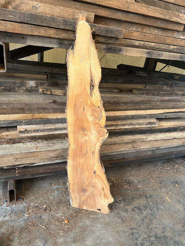 Live Edge Cedar Slabs, DIY Wood Crafting Slabs, Solid Wood Slabs, Red Cedar Slab, Live Edge Slabs, DIY Woodworking Slabs, Natural Raw Edge