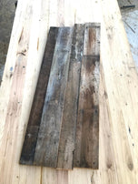 FREE SHIPPING - Rustic Weathered Reclaimed Wormy Chestnut Wood Planks for DIY Crafts, Projects and Decor