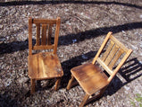 Dining Chair, Barnwood Chair, Farmhouse Dining Chair, Mission Oak Furniture, Distressed Wood Chair, Antique Rustic Stool, Reclaimed