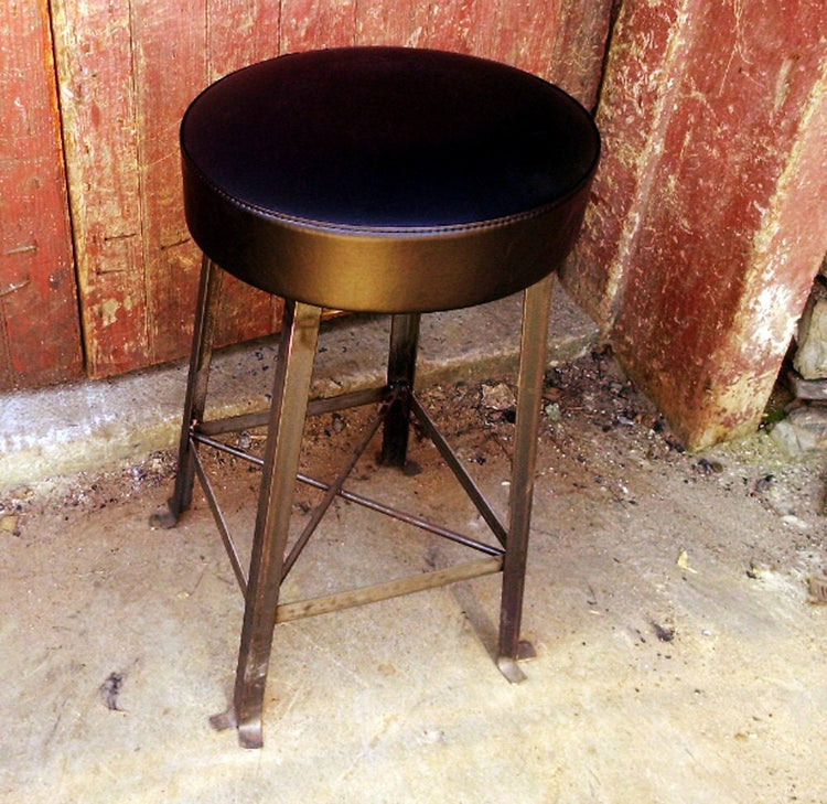 FREE Shipping - Counter Height Stool, Cushion Counter Stools , Backless Bar Stools, THE CLERK, Padded Seat Bar Stools, Counter Cafe Stools