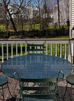 FREE SHIPPING - Patio Furniture Set, Wrought Iron Patio Set, Outdoor Patio Furniture, Outdoor Patio Set Of 4 Table And Chairs,Outdoor Dining