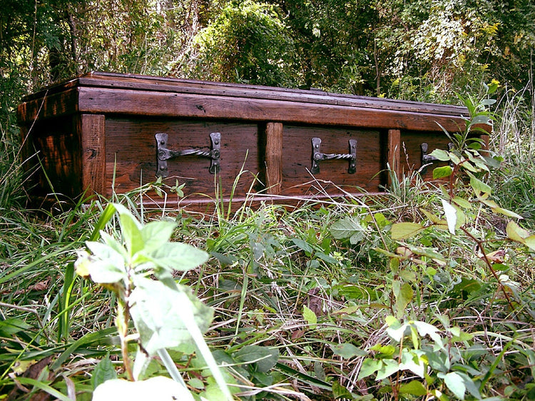 Wood Casket, Wood Coffin, Casket Handles Iron, Antique Coffin, Wood Box Casket, Custom Casket, Solid Wood Coffin, Funeral Casket, Adult