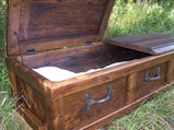 Wood Casket, Wood Coffin, Casket Handles Iron, Antique Coffin, Wood Box Casket, Custom Casket, Solid Wood Coffin, Funeral Casket, Adult