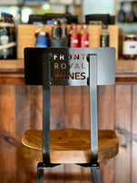 Personalized Bar Stools, Custom Logo Bar Stools With Backs Swiveling, Counter Stool Scooped Seat, Brew Haus Industrial Stool, Laser Cut