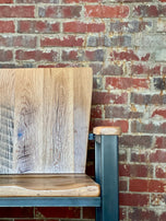 Industrial Executive Lounge Chair, Reclaimed Wood Office Chair, Metal Frame Chair, Furniture And Decor, Modern Lounge Chair, Retro Armchair