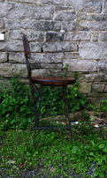 FREE SHIPPING - Extra Large Bar Stools With Back, Counter Height Stools, Farmhouse Stools, Restaurant Bar Stools, Industrial Rebar Bar Stool