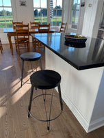 Counter Height Stool, Counter Stools, Industrial Bar Stools, Rustic Bar Stools /ICE CREAM/ Reclaimed Wood Stool, Modern Farmhouse Stools