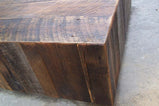 Extra Large Reclaimed Wood Square Coffee Table, Floating Coffee Table, Reclaimed Barn Wood Coffee Table, Rustic Chic Coffee Table, Holiday