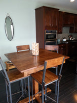Industrial Counter Height Stool, Counter Stools With Back, Bar Stools With Backs, THE MILLWORKS, Bar Height Stools