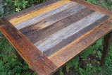 Weathered Table, Barn Wood Kitchen Table, Farmhouse Table, Rustic Kitchen Table, Vintage Style Furniture, Antique Table, Cabin Decor