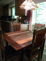 Weathered Table, Barn Wood Kitchen Table, Farmhouse Table, Rustic Kitchen Table, Vintage Style Furniture, Antique Table, Cabin Decor