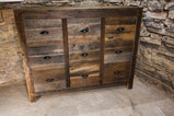 Reclaimed Wood Dresser, Solid Wood Nightstant, Bohemian Drawer Dresser, Rustic Chest Of Drawers, Old Wood Dresser, Distressed Dresser, Cozy