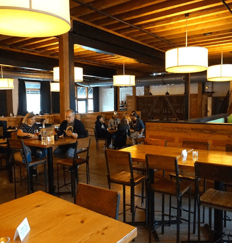 Industrial Counter Height Stool, Counter Stools With Back, Bar Stools With Backs, THE MILLWORKS, Bar Height Stools