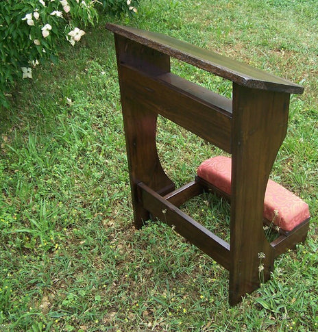 Prayer Kneeler, Prie Dieu, Folding Kneeler, Wood Kneeler, Church Furniture, Spiritual Decor, Religious Gift, Church Decor, Prayer Bench