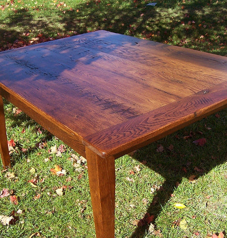 French Farm Table, Wood Dining Table, Rustic Oak Table, Solid Rectangle Table, Antique Table, Reclaimed Wood Table, Vintage Wood Table