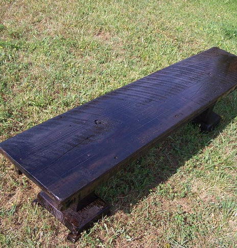 Hall Bench, Reclaimed Wood Bench, Wood Bench, Barn Wood Bench, Farm Bench, Dining Table Bench, Rustic Bench, Farmhouse Furniture, Black