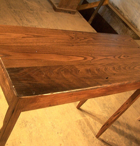 Writing Desk With Drawer, Wood Desk, Antique Desk, Vintage Style Nostalgic Furniture, Solid Wood Rustic Desk, Chestnut Desk, Reclaimed Wood