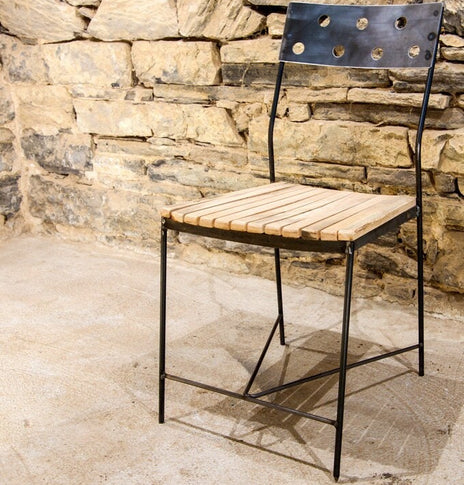 Free Shipping! Skinny Latte - Reclaimed Wood Stool, Farmhouse Chair, Industrial Counter Height Stool, Bar Stool With Back,Metal Dining Chair