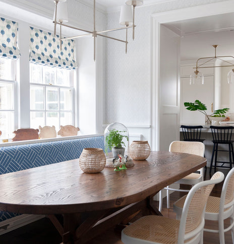 FREE SHIPPING - The Turnbridge Rustic Refined Oval Dining Table, Solid Wormy Chestnut Vintage Farmhouse Dining Table, Racetrack Shape Table