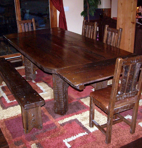 Custom Farm Table, Choose Your Size Antique Timber Table, Customizable Pine Table, Reclaimed Wood Dining Table