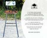 FREE SHIPPING - Outdoor Barstool, Bolt Down Bar Stool, Counter Stool, Patio Bar Stools, Outdoor Furniture, Counter Height Stool