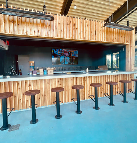 Bolt Down Bar Stools, Counter Stools, Pedestal Bar Stools, Industrial Bar Stools, Solid Wood Bar Stools Bolt Down, Counter Height Stools