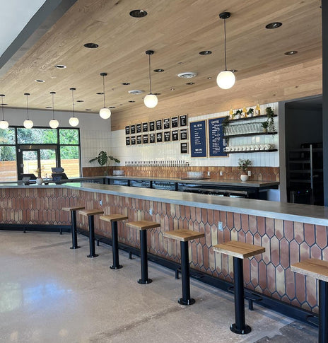 Bolt Down Bar Stools, Floor Mounted Bar Stools, Industrial Bar Stools With Foot Rest, Bar Stool Base, Kitchen Island Stools, Reclaimed Wood