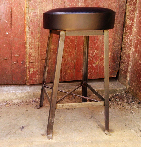 FREE Shipping - Counter Height Stool, Cushion Counter Stools , Backless Bar Stools, THE CLERK, Padded Seat Bar Stools, Counter Cafe Stools