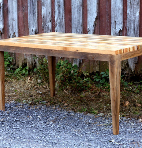 Wood Parsons Table, Parsons Dining Table, Reclaimed Wood Dining Table, Modern Farmhouse Kitchen Table, Eclectic Wood Parsons Table, Cabin