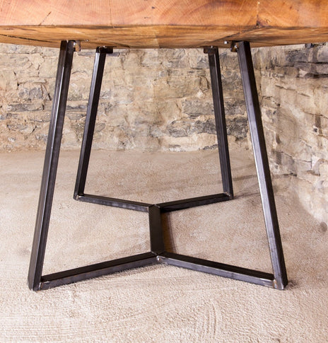 Conference Table, Trestle Table Base, Reclaimed Wood Dining Table, Rustic Modern Table, THE SONIA, Modern Farmhouse Table, Slab Wood Table