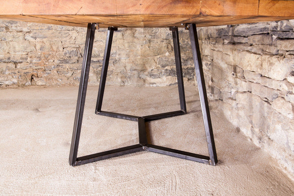 Rustic Conference Table Base Conference Table, Trestle Table Base, Reclaimed Wood Dining Table, Rus ...