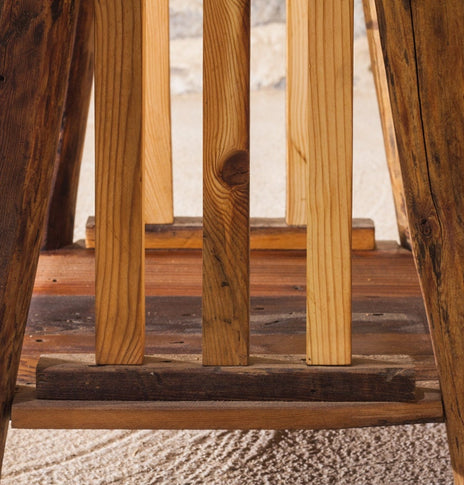 Reclaimed Wood End Table, Log Furniture, Log End Table, Space-Saving Console Table, Wood Side Table, Log TV Stand, Rustic Coffee Table