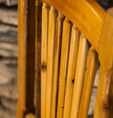 Rustic Dining Chair, Wood Dining Chair, Pine Chair, Antique Chair, Heart Pine Furniture, Vintage Style Chair, Farm Chair, Spindle Chair