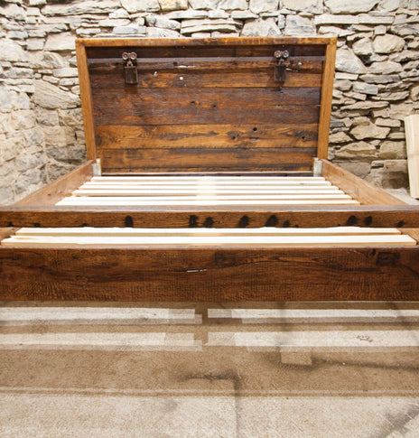 Bed Frame, Reclaimed Wood Bed, Platform Bed With Headboard, Queen Bed Frame, Solid Wood Bed Frame Kind, Antique Oak Bed Frame Twin, Full Bed