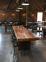 CIDER HOUSE- Reclaimed Wood Bar Stools With Back - Rustic Stools - Counter Stools - Counter Height Chairs With Back