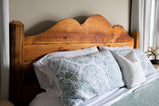 Free Shipping! The Monica Bed, Scalloped Wood Headboard, Queen Headboard, King Headboard, Solid Wood Headboard, Reclaimed Wood Headboard