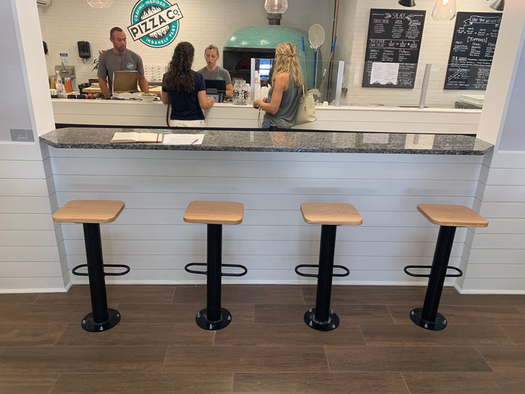 Bolt down bar online stools