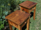 Pine End Table, Nostalgic Decor, Antique Side Table, Wood Table Drawer, Wood End Table, Primitive Table, Ski Lodge Decor, Wood Nightstand