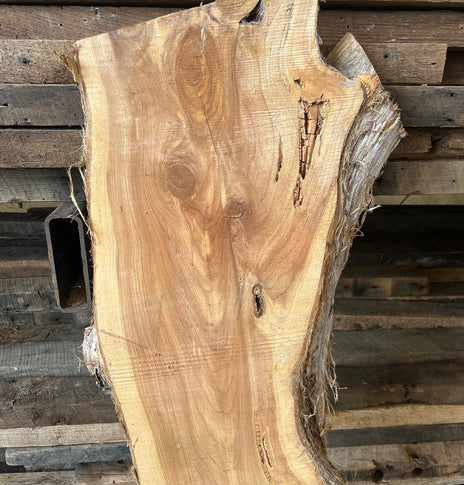 Catalpa Wood Slab, Live Edge Slab, Figured Catalpa Wood Slabs, DIY Cof –  Strong Oaks Woodshop